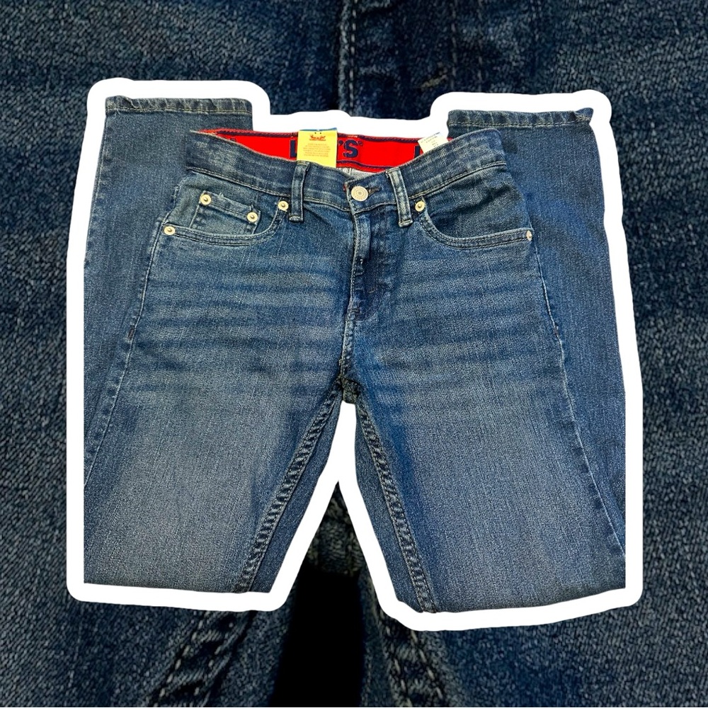 Boys size 12 reg LEVI’S 511 slim Blue flex stretch jeans